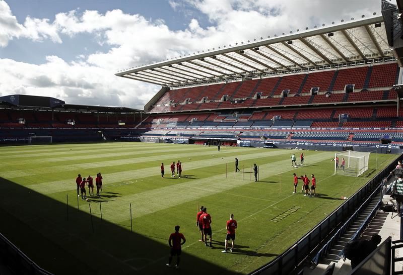 El Osasuna reanuda los entrenamientos con la mente puesta en Mallorca