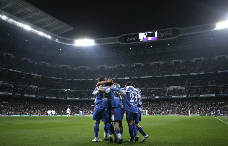 El Getafe solo ha ganado una vez en el Santiago Bernabéu