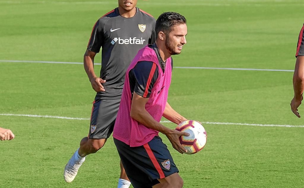 Pablo Machín: "Sarabia quiere quedarse en el Sevilla"