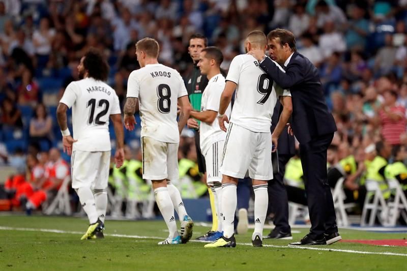 El Real Madrid regresa al trabajo tras el primer triunfo de Lopetegui