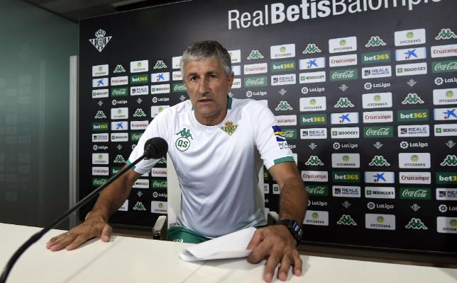 Quique Setién, sobre las llegadas, las salidas y la huelga