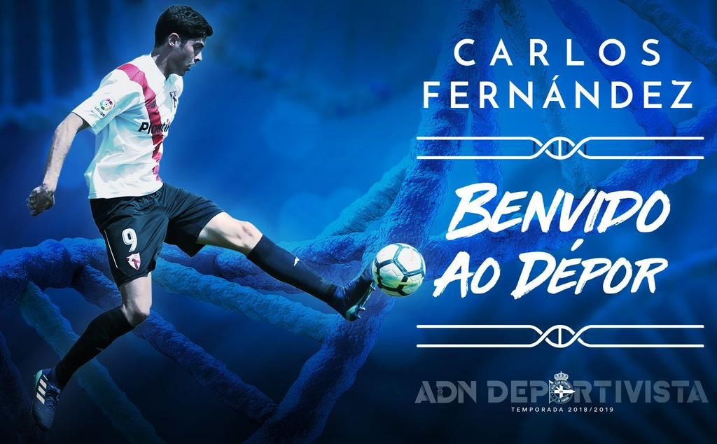 OFICIAL: Carlos Fernández, cedido al Deportivo