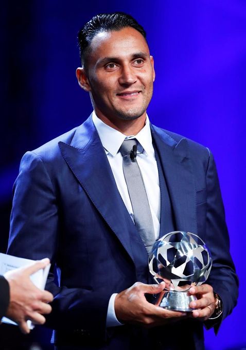 Keylor Navas, premiado como el mejor portero