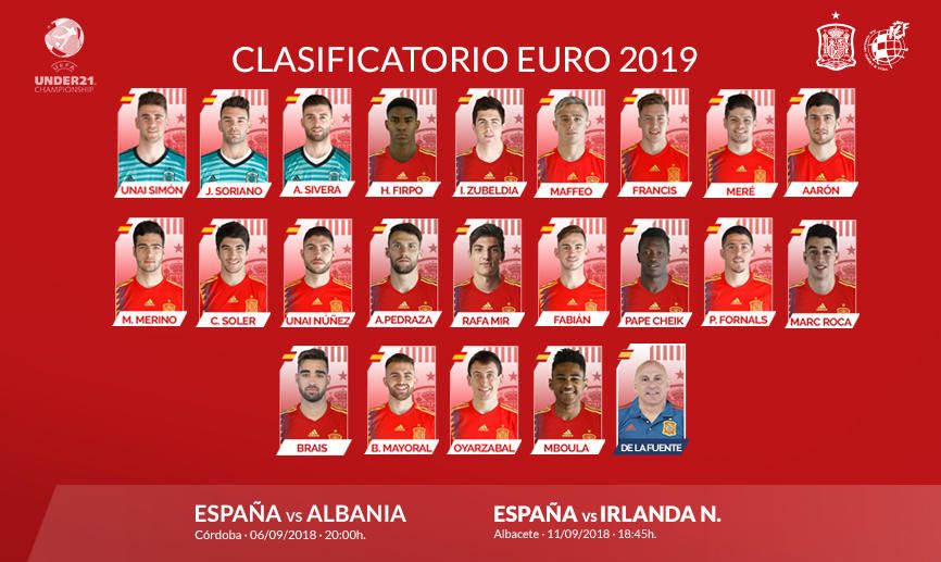 Francis, Junior y Juan Soriano, en la lista de la sub 21