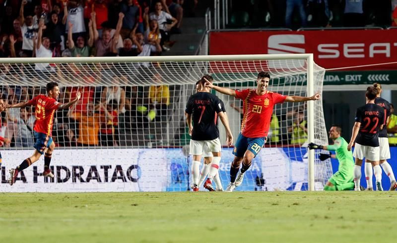 Asensio se une al "efecto Saúl" para humillar a Croacia