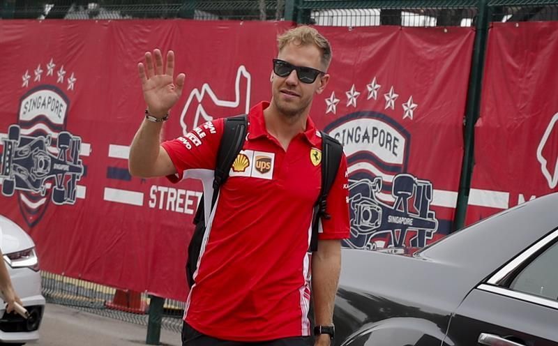 Vettel confirma el dominio de Ferrari en el último libre de Marina Bay