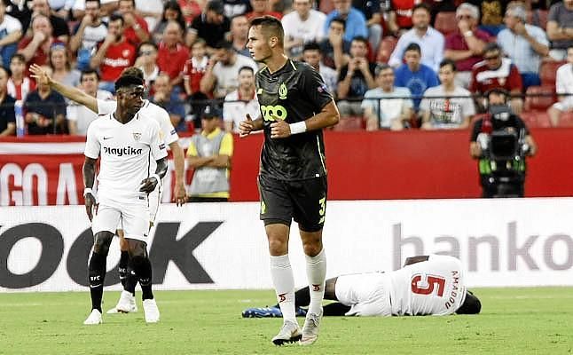 Amadou sufre una luxación de codo