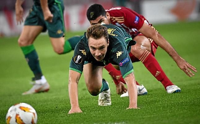 Olympiacos-Betis (0-0): Le faltó chispa en el infierno heleno