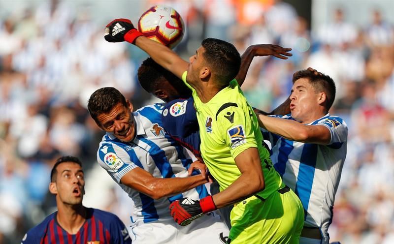 Garitano confía en Rulli, quien "ha hecho más cosas buenas que malas"