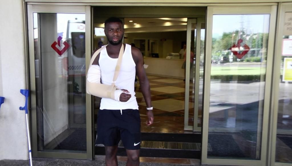 Amadou recibe el alta médica tras pasar la noche hospitalizado