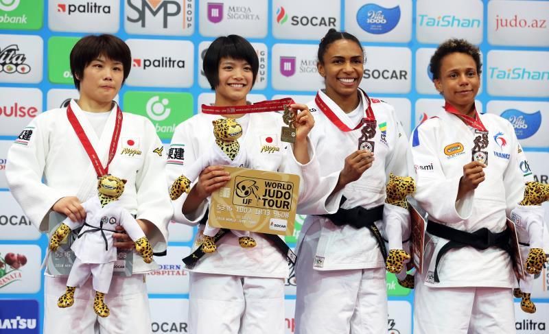 Erika Miranda da a Brasil un bronce en los Mundiales de judo, Japón suma dos oros