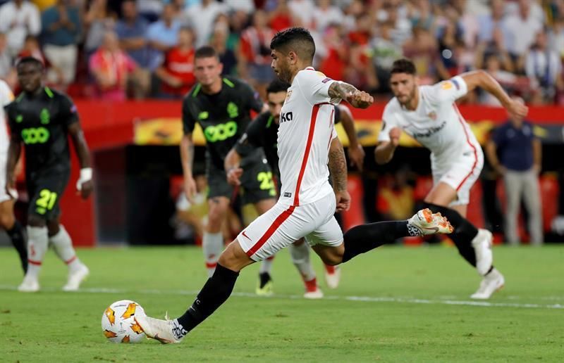 El Sevilla ha logrado ante el Standard su mayor goleada europea como local