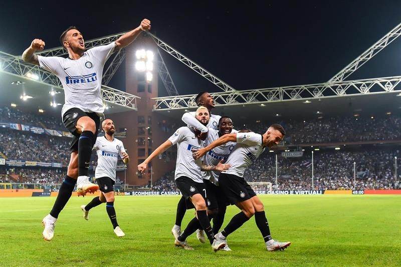 Brozovic da el triunfo al Inter ante el Sampdoria con un gol en el  minuto 94