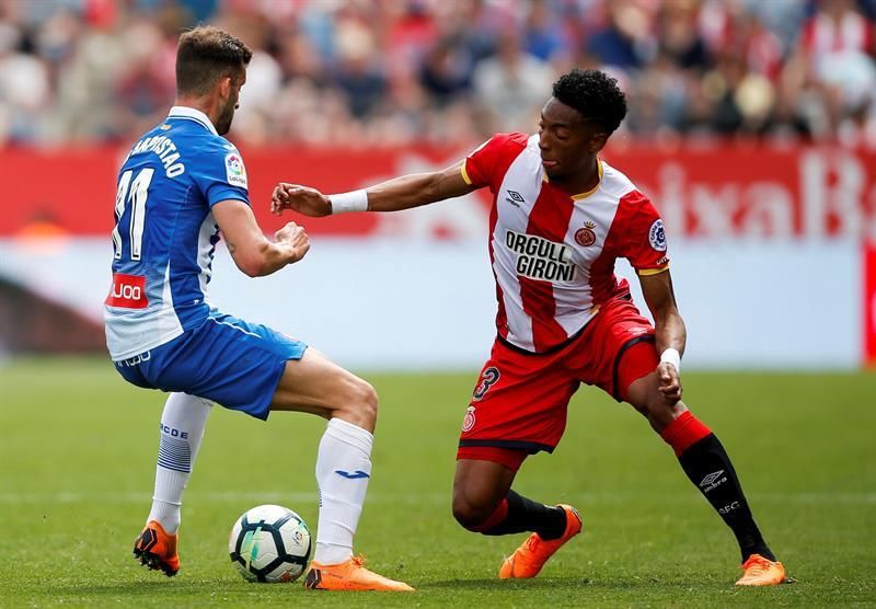 Johan Mojica y Carles Planas, bajas del Girona para visitar el Camp Nou