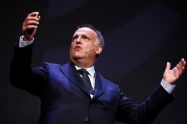 Tebas: "No tengo guerra con la RFEF. No puede recuperar lo que no es suyo"