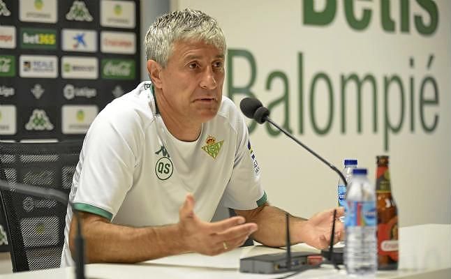 Setién, su análisis de los cambios en el Betis, su gesto y Francis