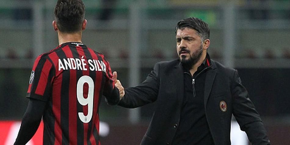 Gattuso añora a André Silva: "Hicimos lo posible por que se quedara"