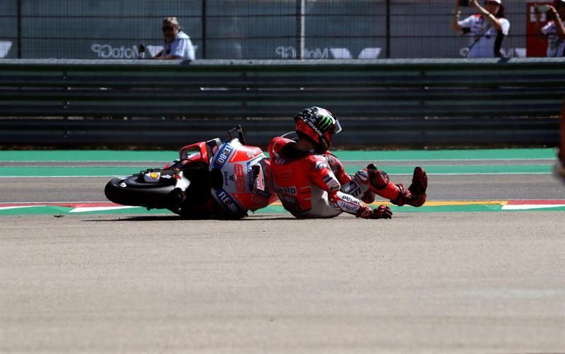 Lorenzo confirma una fisura y que está "peor" que cuando llegó el miércoles