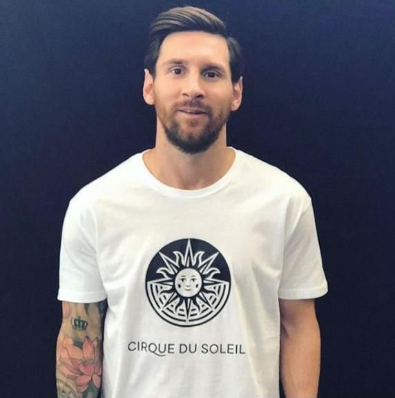 La figura de Messi, protagonista de un espectáculo del Circo del Sol