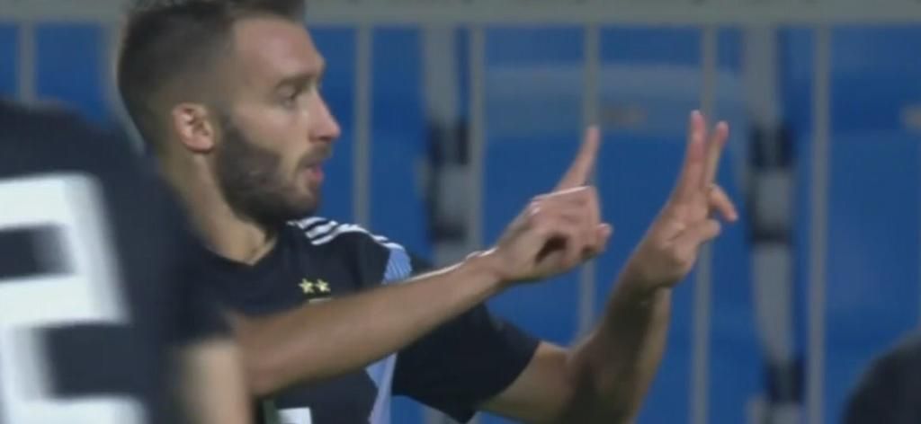 El enorme gesto de Pezzella tras marcar con Argentina