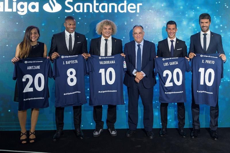 LaLiga suma a Valderrama, Baptista, Eto'o y Xabi Prieto como embajadores