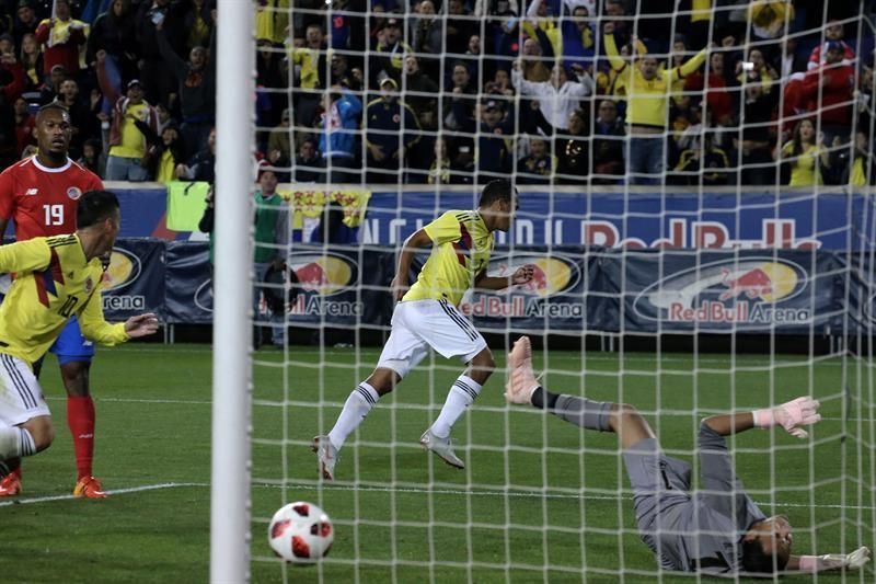 3-1. 'Cucho' Hernández se llena de gloria en su debut con la selección Colombia
