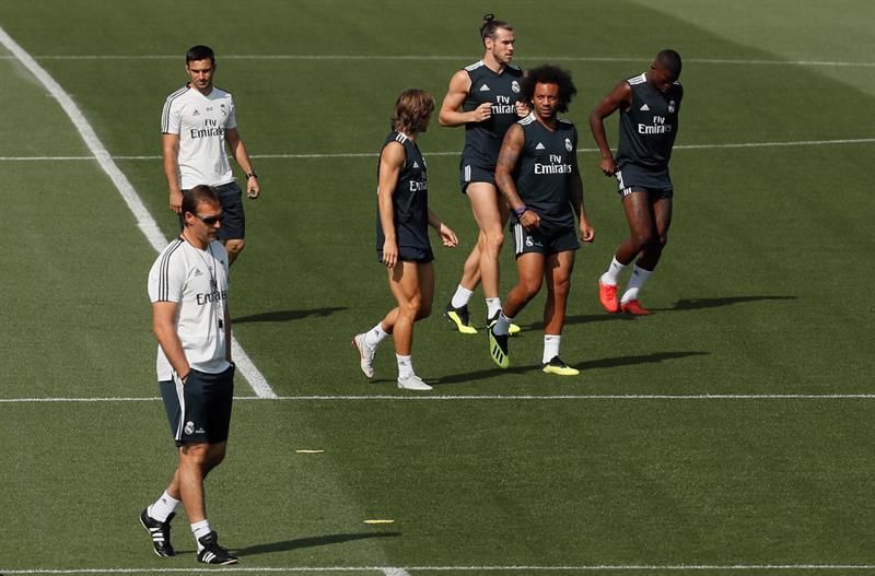 Lopetegui recupera a sus internacionales, Bale se entrena con el grupo