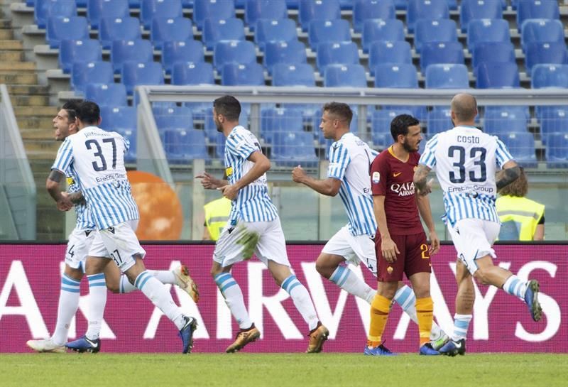 El Roma se hunde en casa contra el Spal (0-2)