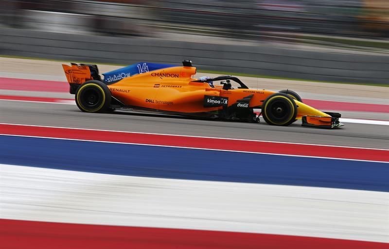 Alonso, eliminado en la Q1 del Gran Premio de Estados Unidos