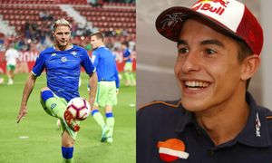 Márquez le promete a Joaquín una visita al Villamarín