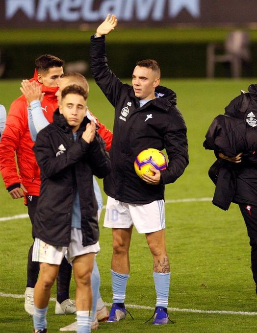 Iago Aspas: "Dormí esta noche en el hospital y parece que me sentó bien"