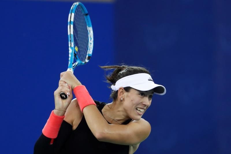 Muguruza comparte grupo con Sevastova y Zhang