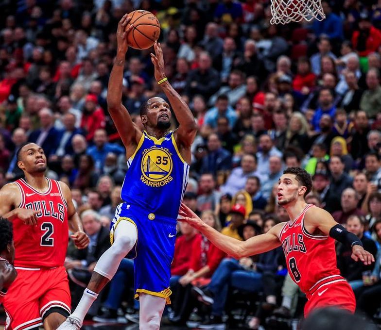 124-149. Thompson logra récord en la NBA con 14 triples y ganan los Warriors