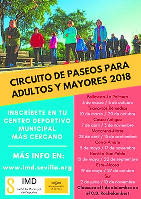 Nuevo Circuito de Paseos para Mayores en Sevilla