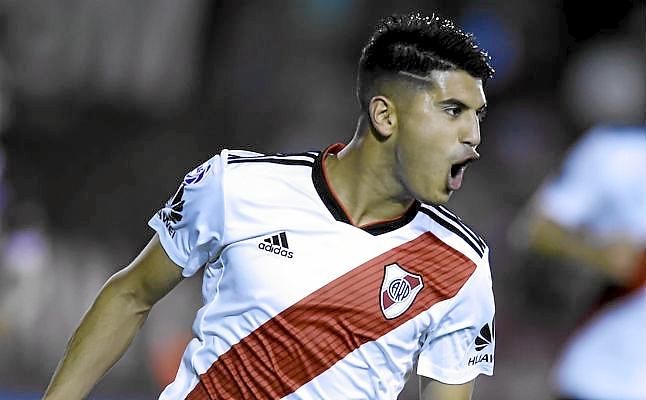 El Madrid ata a Exequiel Palacios
