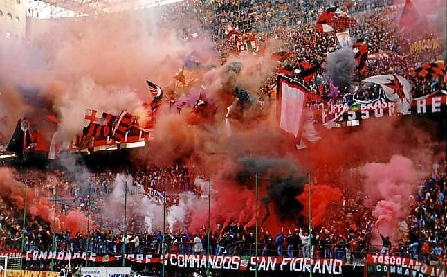 La radiografía de la Curva Sud, los ultras que también 'jugarán' el Betis-Milan
