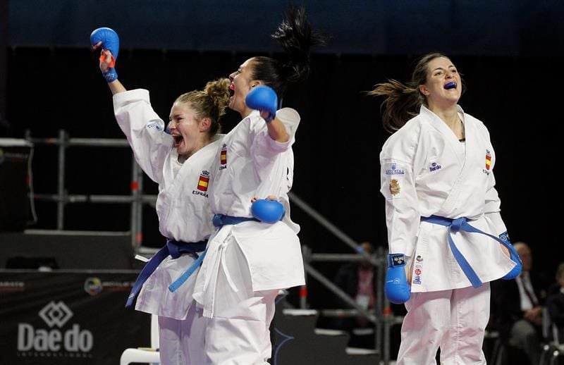 Bronce mundial para el equipo español femenino de kumite