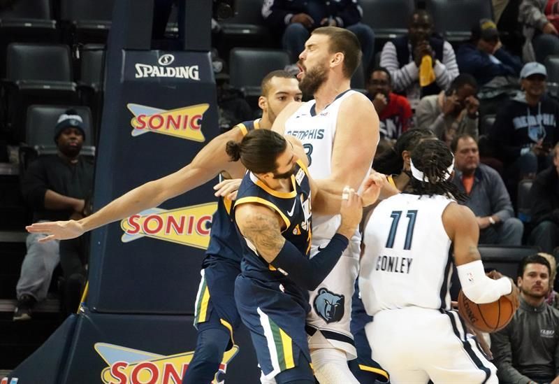 88-96. Utah acaba con la racha de invicto de Grizzlies en casa