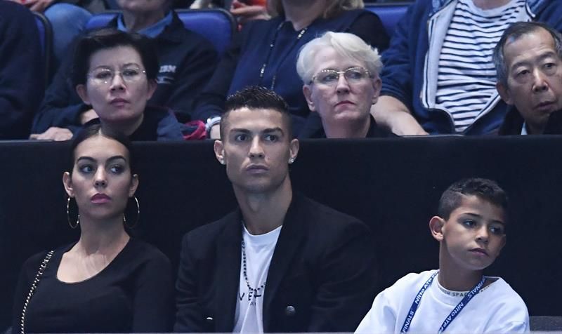 Cristiano Ronaldo acude a las Finales ATP para ver a Djokovic