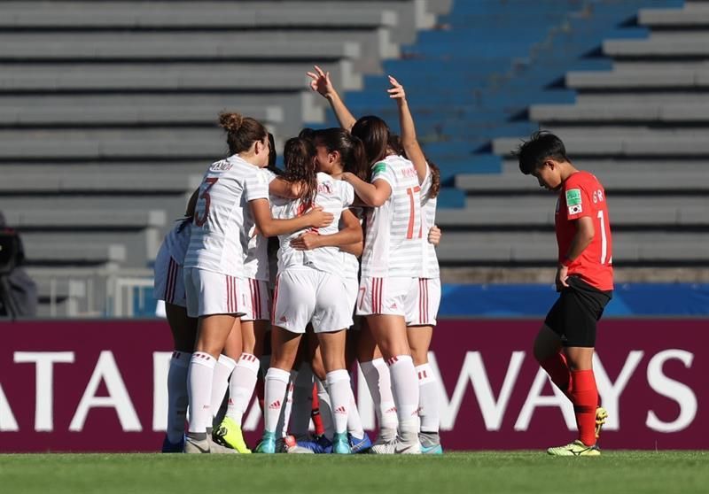 España debuta en el Mundial sub'17 con goleada por 0-4 a Corea del Sur
