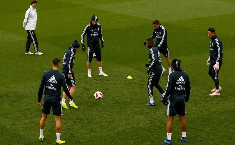 Solari trabaja con sus 'nuevos' fichajes