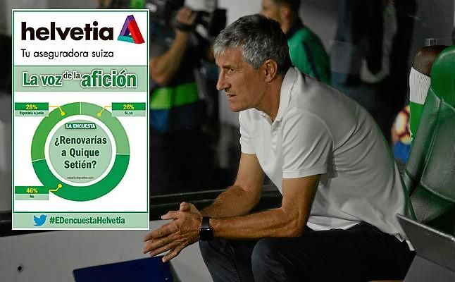 El beticismo la echa al suelo con la renovación de Setién