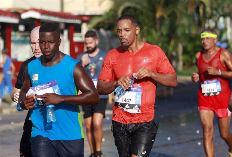 Los cubanos Jaén y Castillo ganan Marabana 2018 y Will Smith corre medio maratón