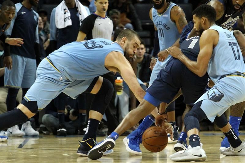 98-88. Marc Gasol y Conley le dan a los Grizzlies el cuarto triunfo consecutivo