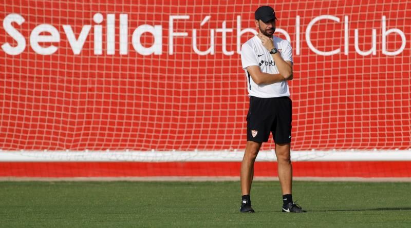 Pablo Machín ya mira al Valladolid a la espera de sus internacionales