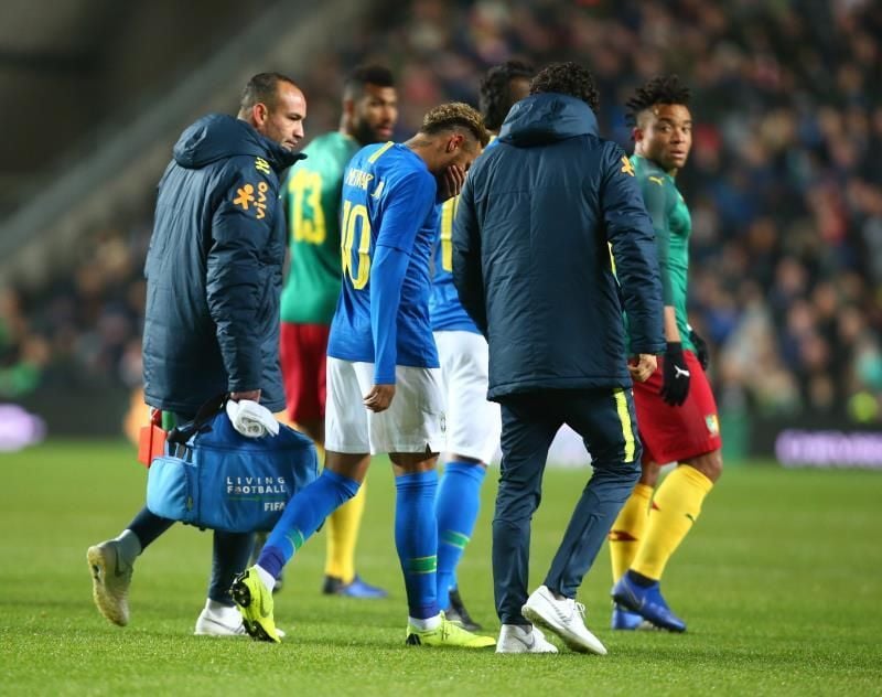 Neymar cree que su lesión en el amistoso contra Camerún "no fue nada grave"