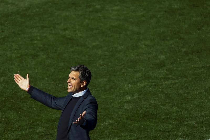 Pellegrino frente a su gran obra