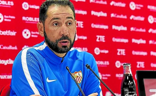 Machín, sobre las bajas, la dificultad del Valladolid y la posibilidad de ser líderes