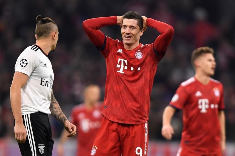 5-1: El Bayern se sacude la crisis goleando al Benfica