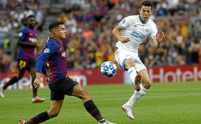 PSV Eindhoven - FC Barcelona: El Barça, con siete bajas, quiere ser primero de grupo